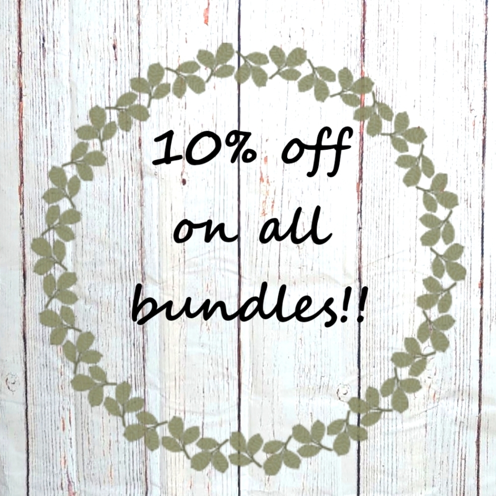 10% Off on all bundles!!